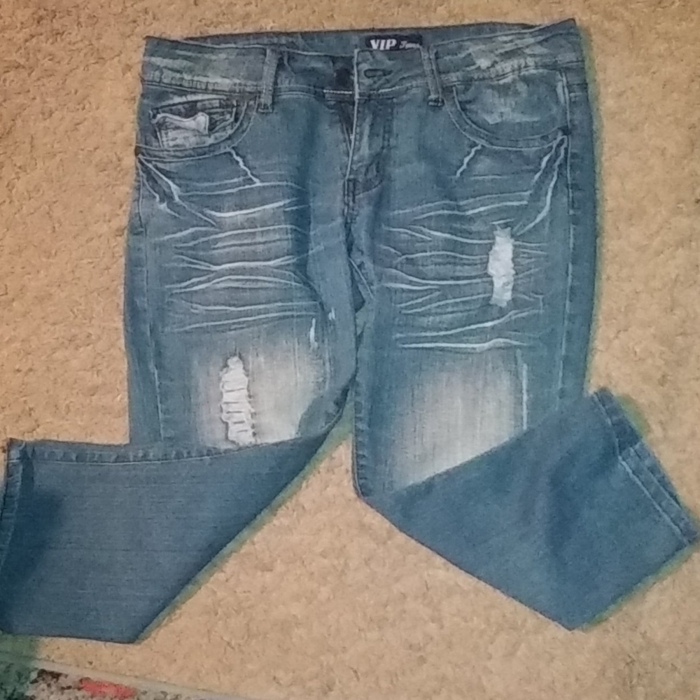 Denim Capris